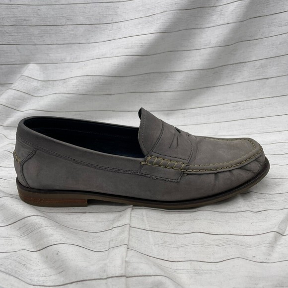 Cole Hann Grand OS Pinch Maine Classic Gray Penny Loafers Men Size 11M C27598 main image 8